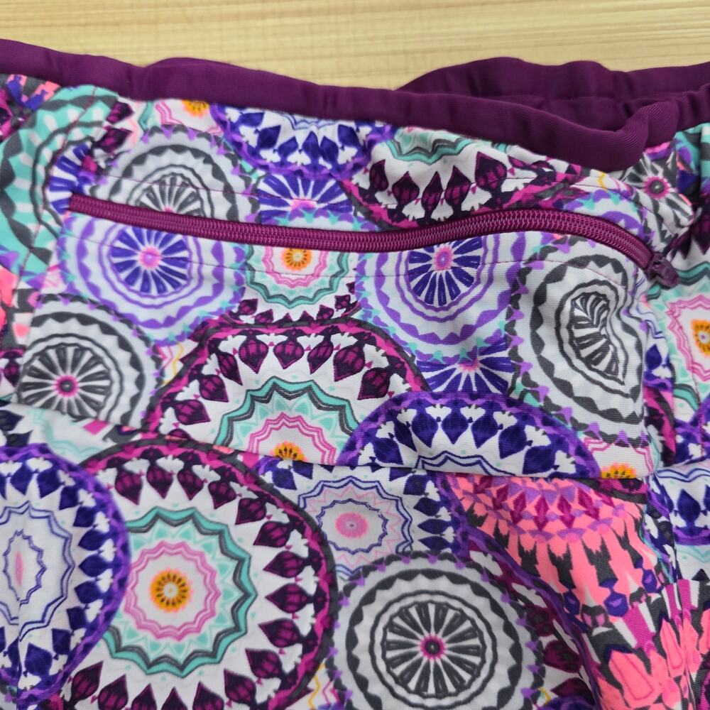 Sparkle Skirts Multicolor Running Workout Tennis Skirt Skort Size Medium - Picture 7 of 7